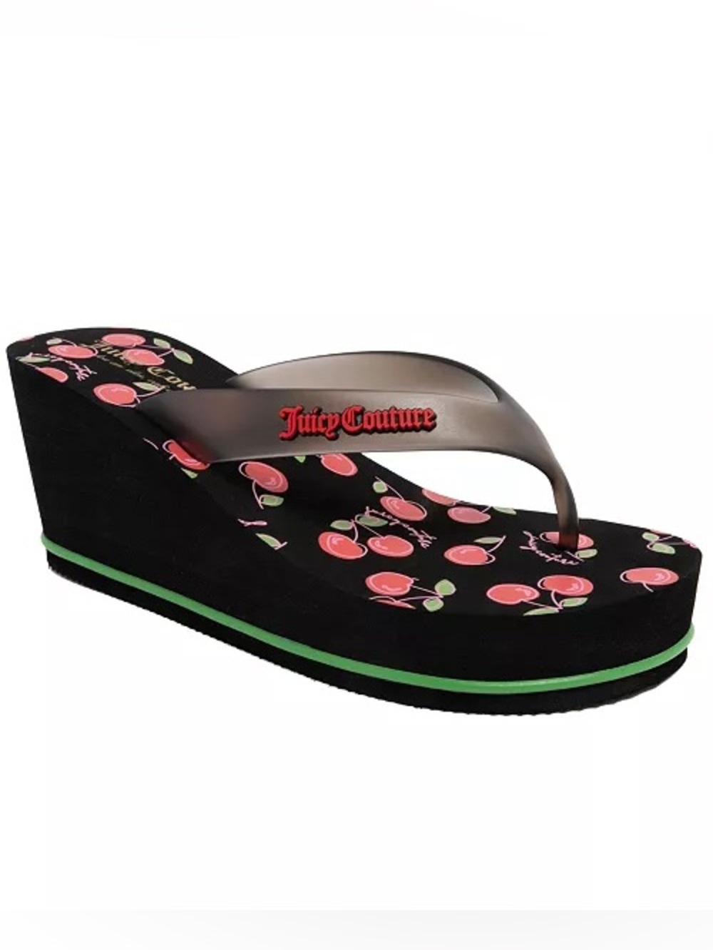 Juicy Couture Women's Ullop Platform Thong Wedge Sandals